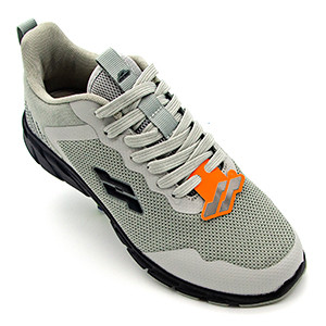 STRIKE Fluid Men's Grey Sneakers | Lightweight Mesh Fabric | Cushioned Insoles | Breathable Ventilation