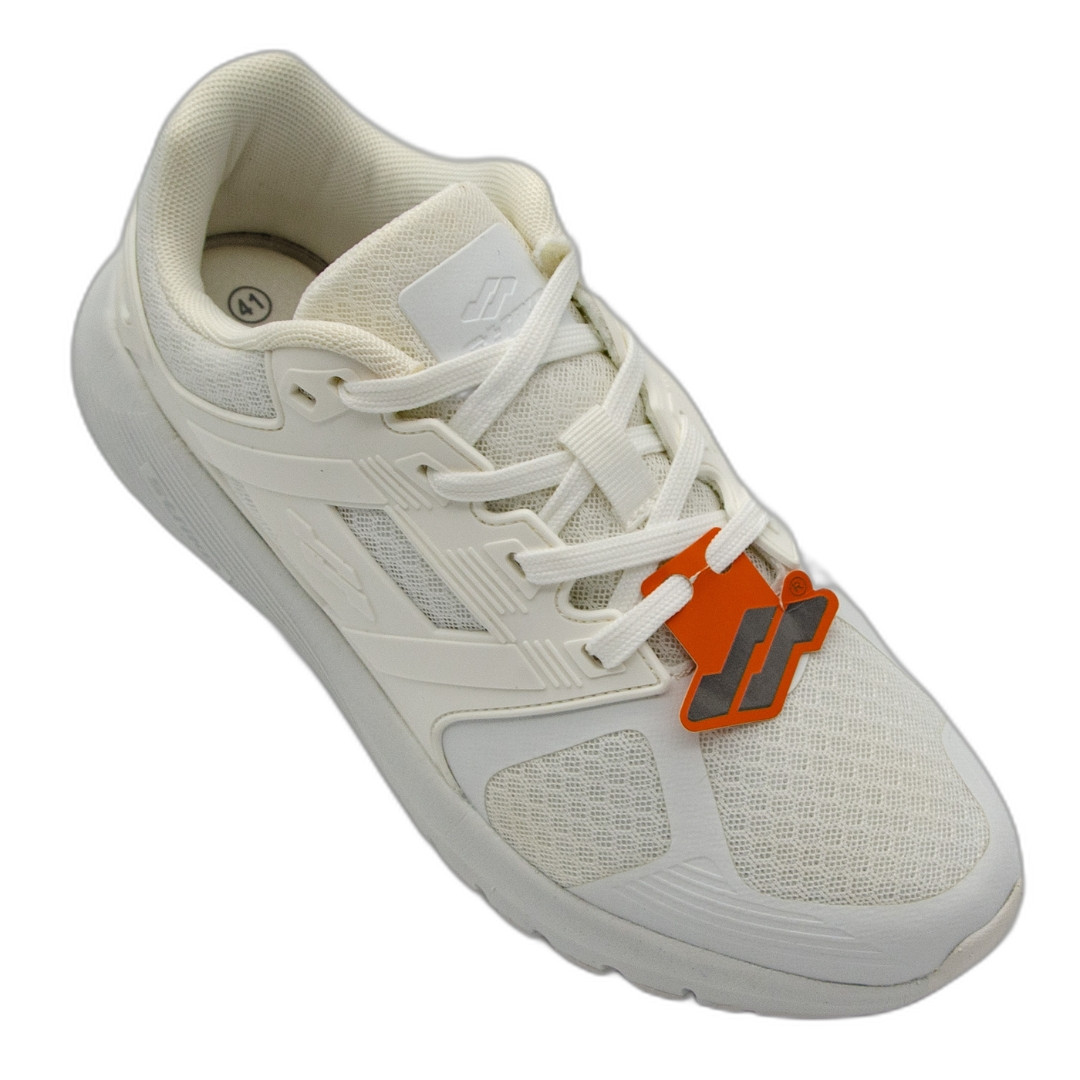STRIKE Durano 10 Running Shoes for Men White| Breathable Mesh Upper | Cushioned Midsole.